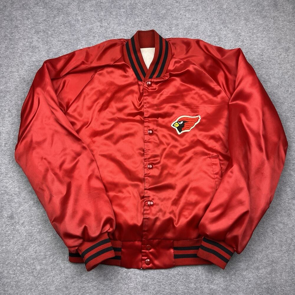 Arizona Cardinals Satin Jacket Vintage‎ Chalk Line NFL Football Size M